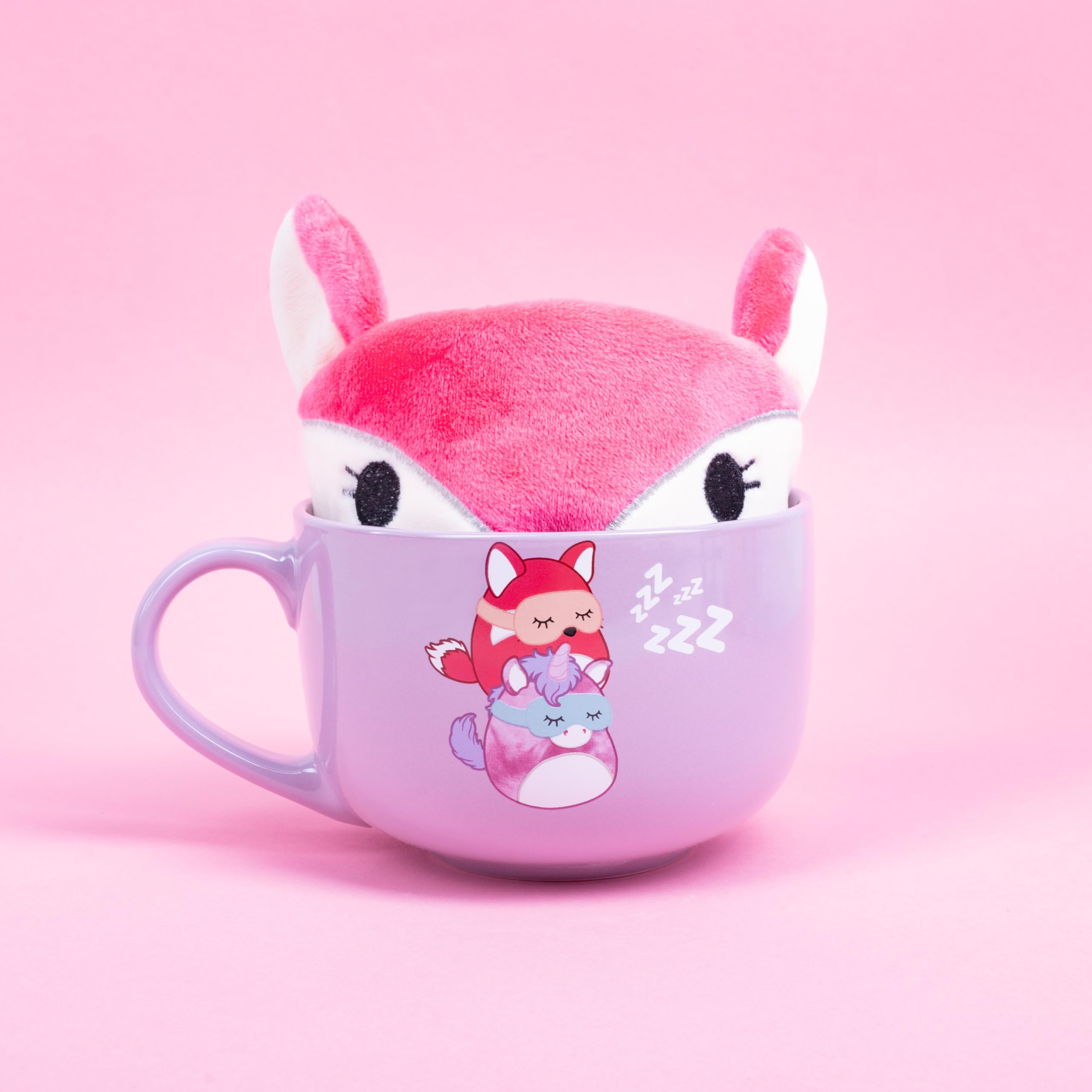 Vassoio Da Scrivania Squishmallows Fizz Creations | Con Supporto Per Tablet E Fondo Pouf Antiscivolo | 36x28 Cm Per Studio E Snack - 3