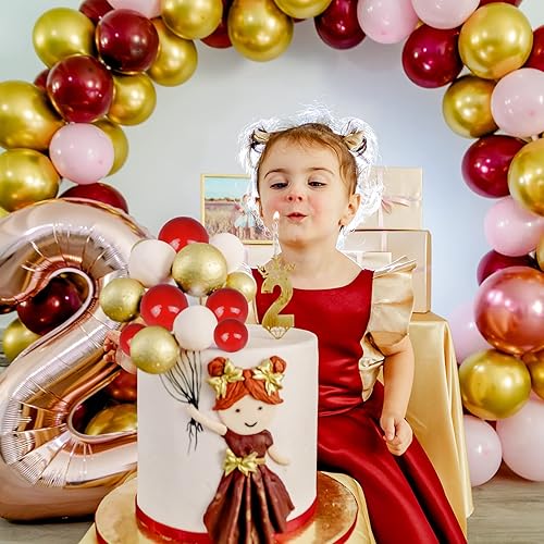 Miniatura 6 de 30 piezas de bolas para decoración de tartas, decoración de tartas de bolas, decoración de cupcakes para fiesta de cumpleaños, baby shower,