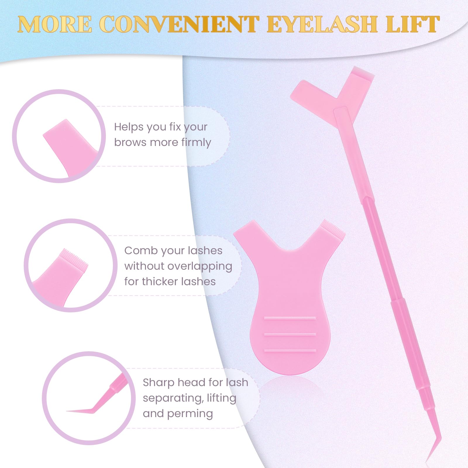 Libeauty Kit Laminazione Ciglia - Lash Lift Kit con Colla Balm e Patch Riutilizzabili Super Adesivi, Strumenti Pratici per Laminazione Ciglia a Casa e Salone