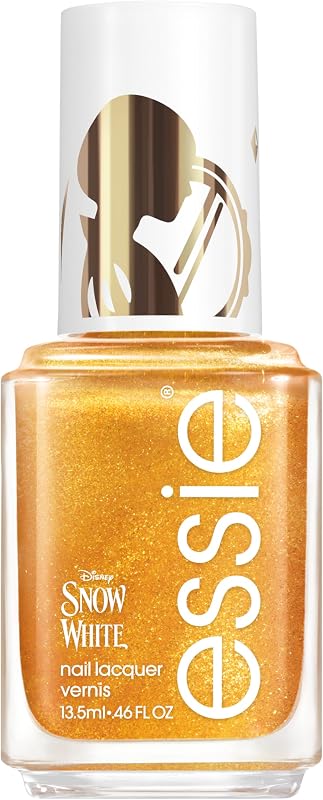 essie Nail Art Studio esmalte de uñas de calidad de salón, Blancanieves de Disney, las cosas buenas brillan, 0.46 fl oz