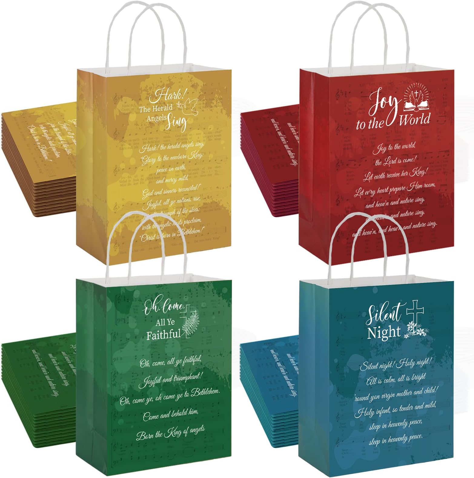 Tenceur 24 Pcs Religious Gift Bags to Church Gift