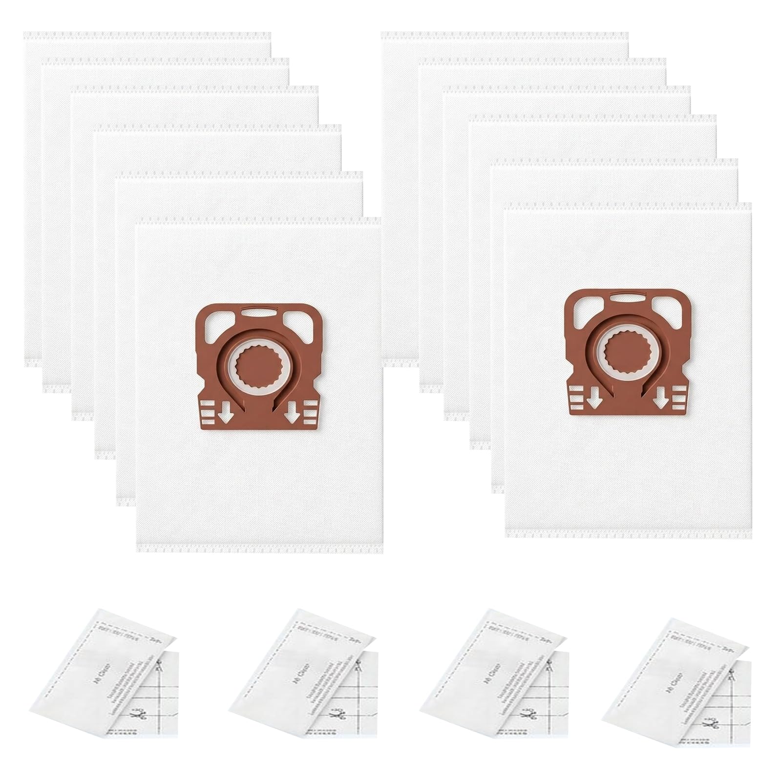 12 Pack Guard M1 Vacuum Cleaner Bags Compatible with Miele Guard M1 S8380