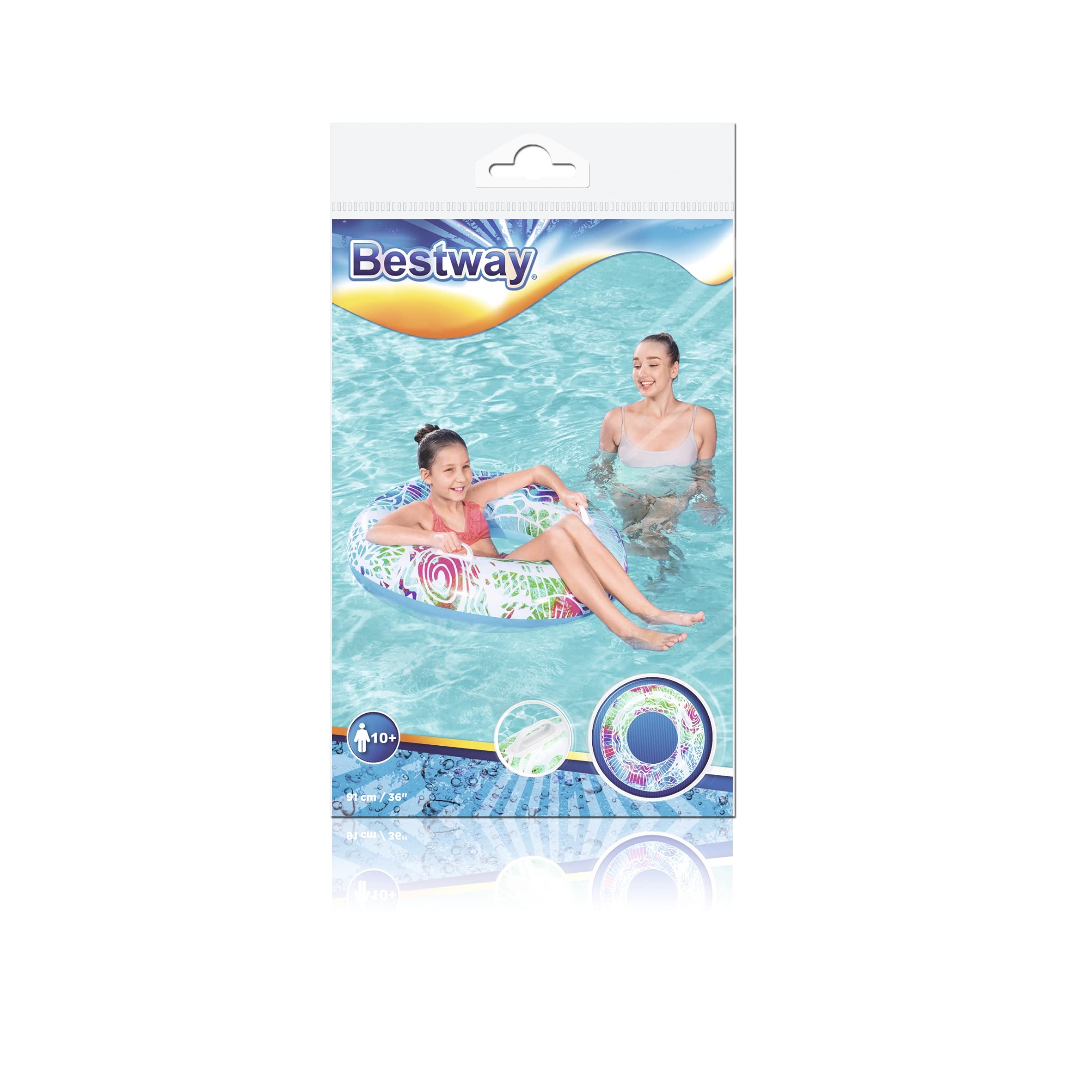 Bestway Mandala Swimming Ring Diameter 91 cm, mehrfarbig - Image 4