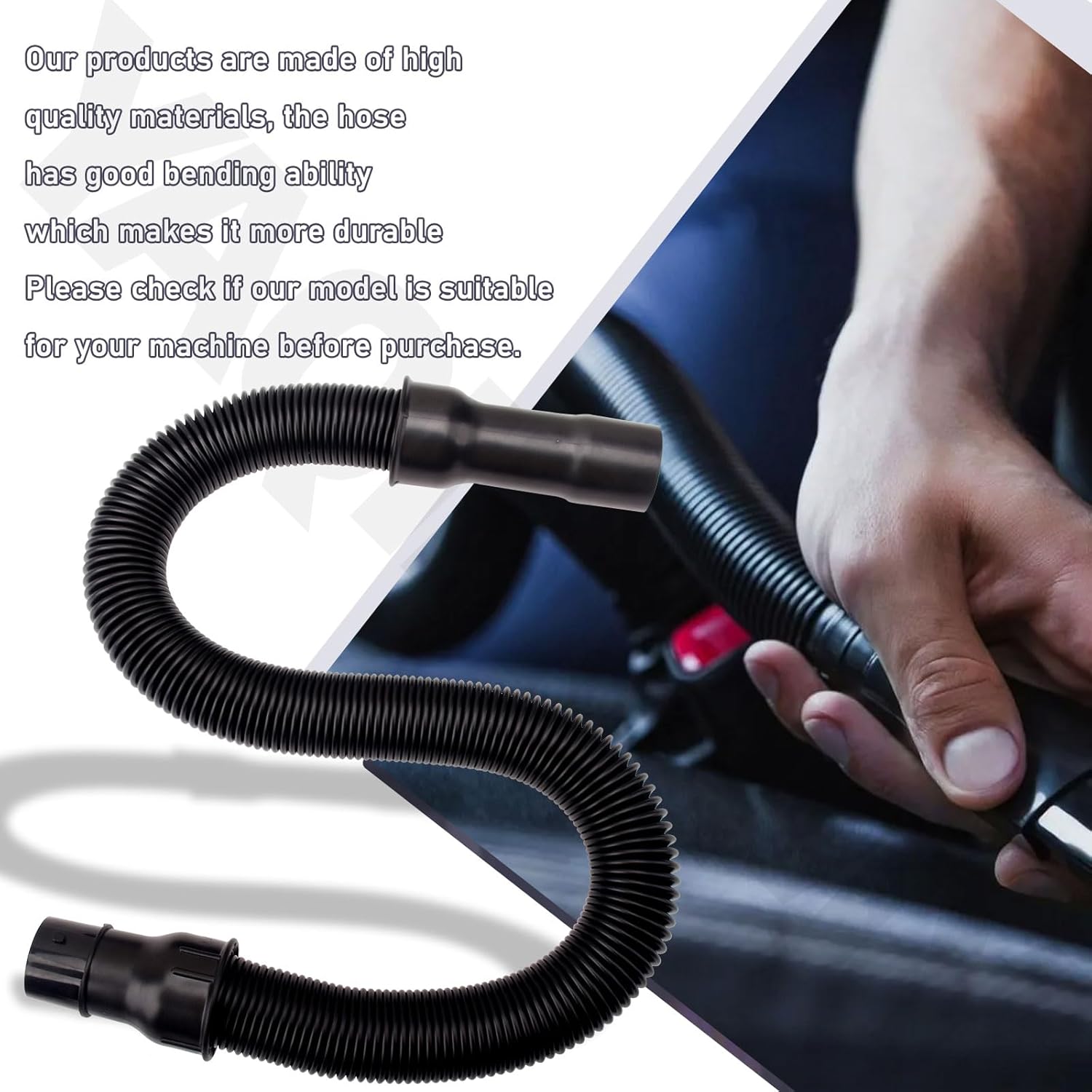 440007333 Vacuum Cleaner Hose Compatible with Hoo-ver Various Models and Vacuum Cleaner, Part Number 43434247, 43434073, 43434042, 43434031