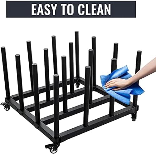 Miniatura 5 de Estante de almacenamiento de rollo de vinilo para 16 rollos, soporte para rollos de vinilo, estante de almacenamiento de rollos para sala de