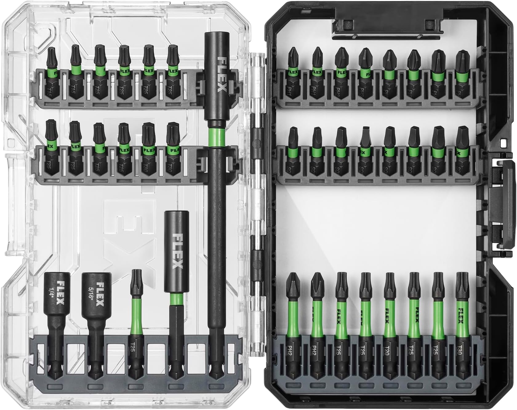 FLEX Stack Pack 41-Piece Impact Driver Bit Set - FAM10102-41