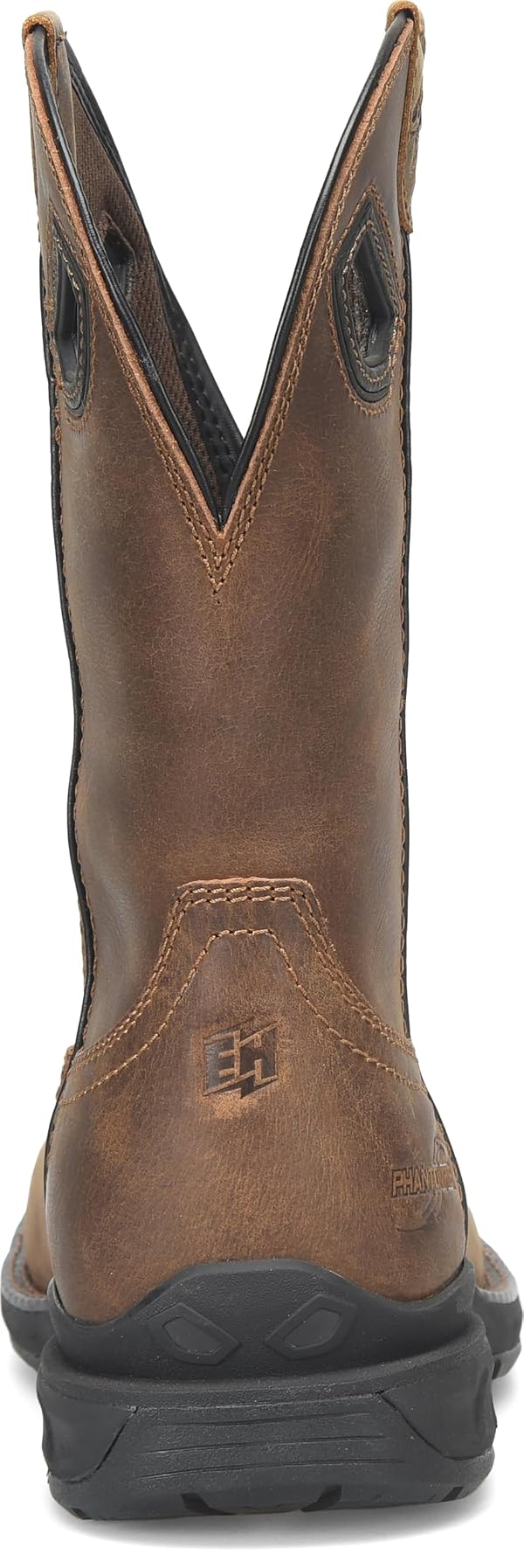 PHANTOM RIDER Zane Composite Toe Waterproof Work Boot – Men’s Full-Grain Leather, Electrical Hazard, Oil-Slip Resisting, 11-Inch, Brown - 11.5 D by PHANTOM RIDER - Used condition - Image 2