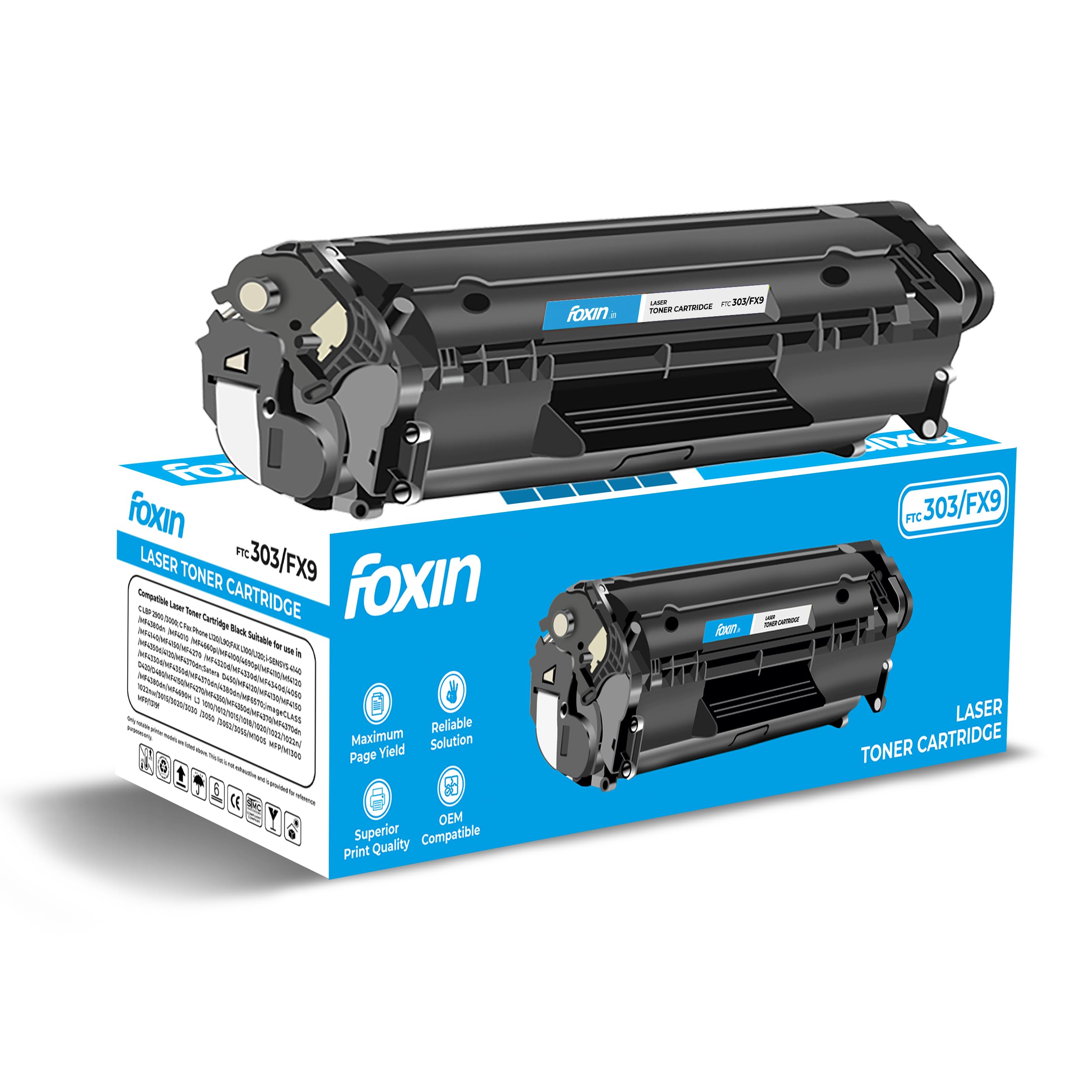 Foxin FTC 071 Toner Cartridge | Compatible with Canon LBP122dw, MF272dw, MF275dw, MF 120 & MF 270 Series | Monochrome Laser Printer Cartridge | High Page Yield - 1200 — Amazon image 15