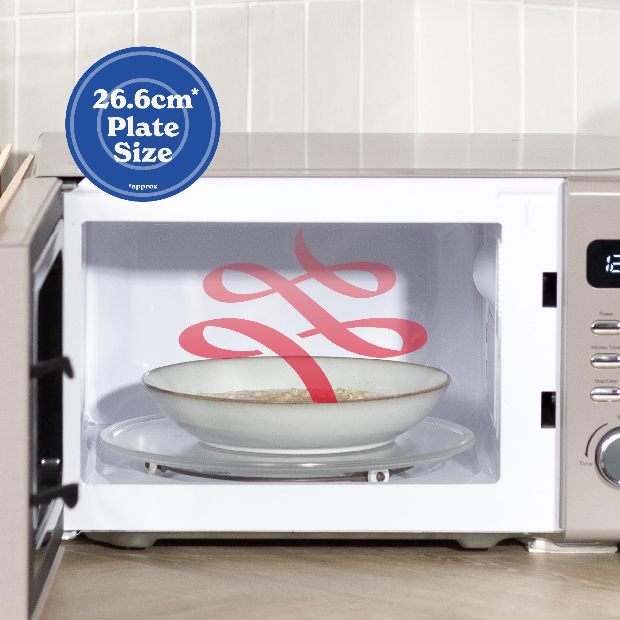 Russell Hobbs Mocha Digital Microwave STYLEVIA, 20 Litre 800W with 5 Power Levels, Mirror Finish, 8 Auto Cook Settings, Defrost & Reheat Function, Clock & Timer RHM2026MC — view 4