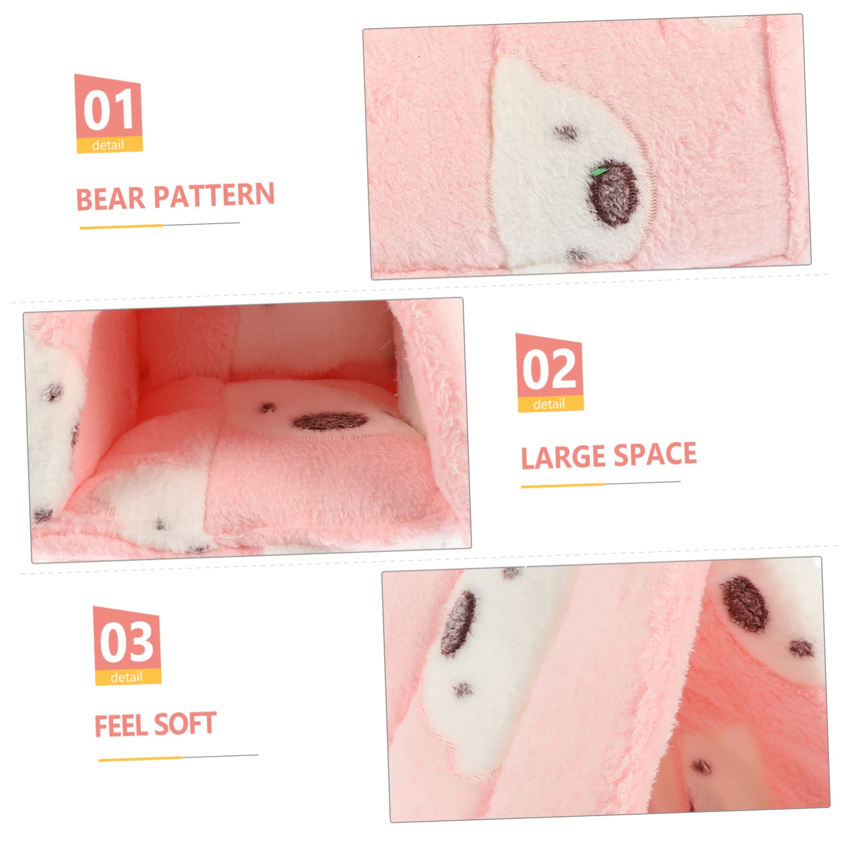 ABOOFAN 2stücke Sleeping House Kuschelnest Für Hamster Igel Und Chinchillas Warmes Schlafhaus Für Kalte Wintertage Aus Weichem Dickem Material Zum Spielen Und Ausruhen