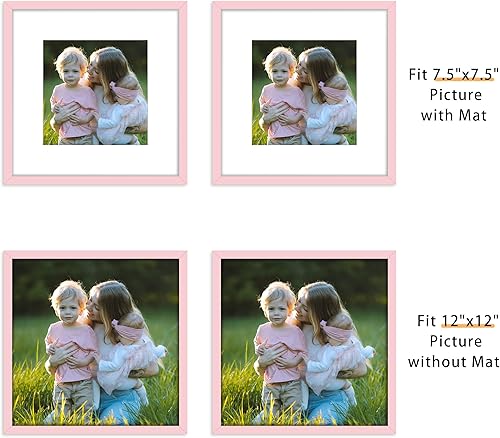 Miniatura 497 de Picrit - Juego de 12 portarretratos de 5 x 7 pulgadas para colgar en la pared o exhibir sobre una mesa, para fotos de 4 x 6 con paspartú o 5 x 7
