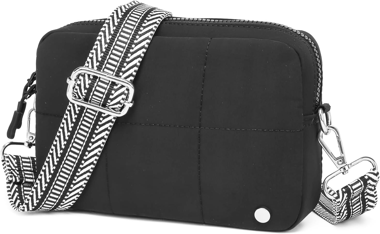 JEEHAN Quilted Crossbody Bags for women Designer Shoulder Handbags Small Purse