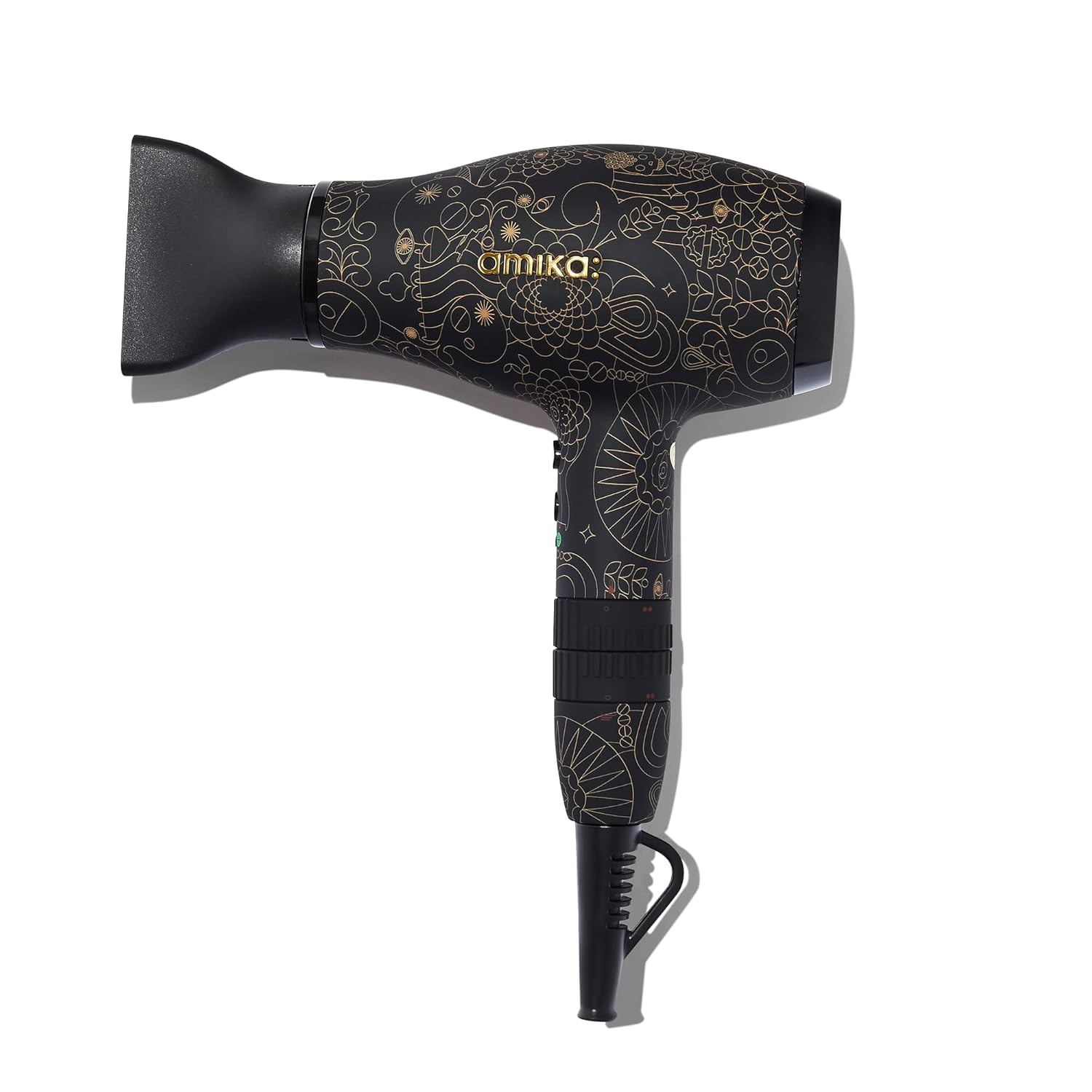 amika amika The CEO 360˚ Buttonless Powerhouse Dryer, Black & Gold, 0.3
