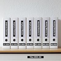 Vista 8 de Cinta para etiquetar TZe-335 compatible con Brother TZ-335 laminada blanca sobre negro para Brother P Touch PTD210 PTH110 PTD600 PT-123PC PT-P700