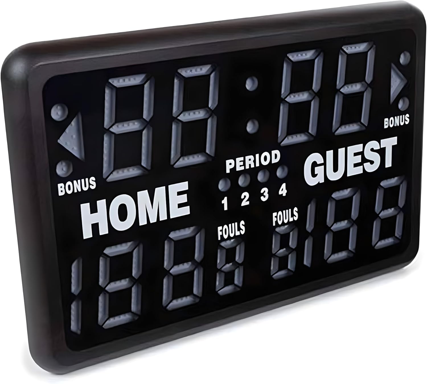 Multisport Indoor Tabletop Scoreboard with remote control, Black