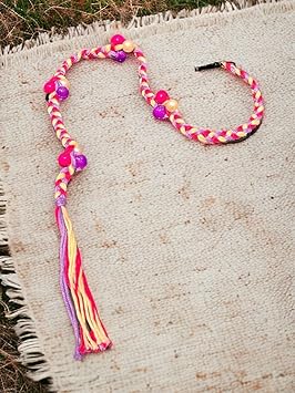 Boho Hairstyle|| Hair Braids Girl & Women || Hair Accessory for Everyday Style and Navratri Look || Handmade Product|| (1PCS,PINK)