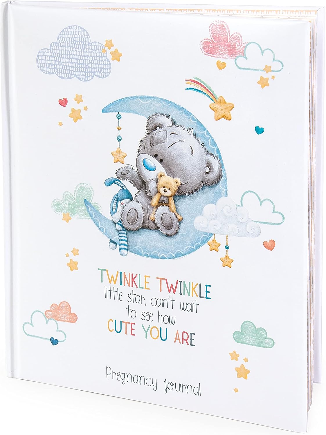 Tiny Tatty Teddy AGS92004 Pregnancy Journal, Blau, Small