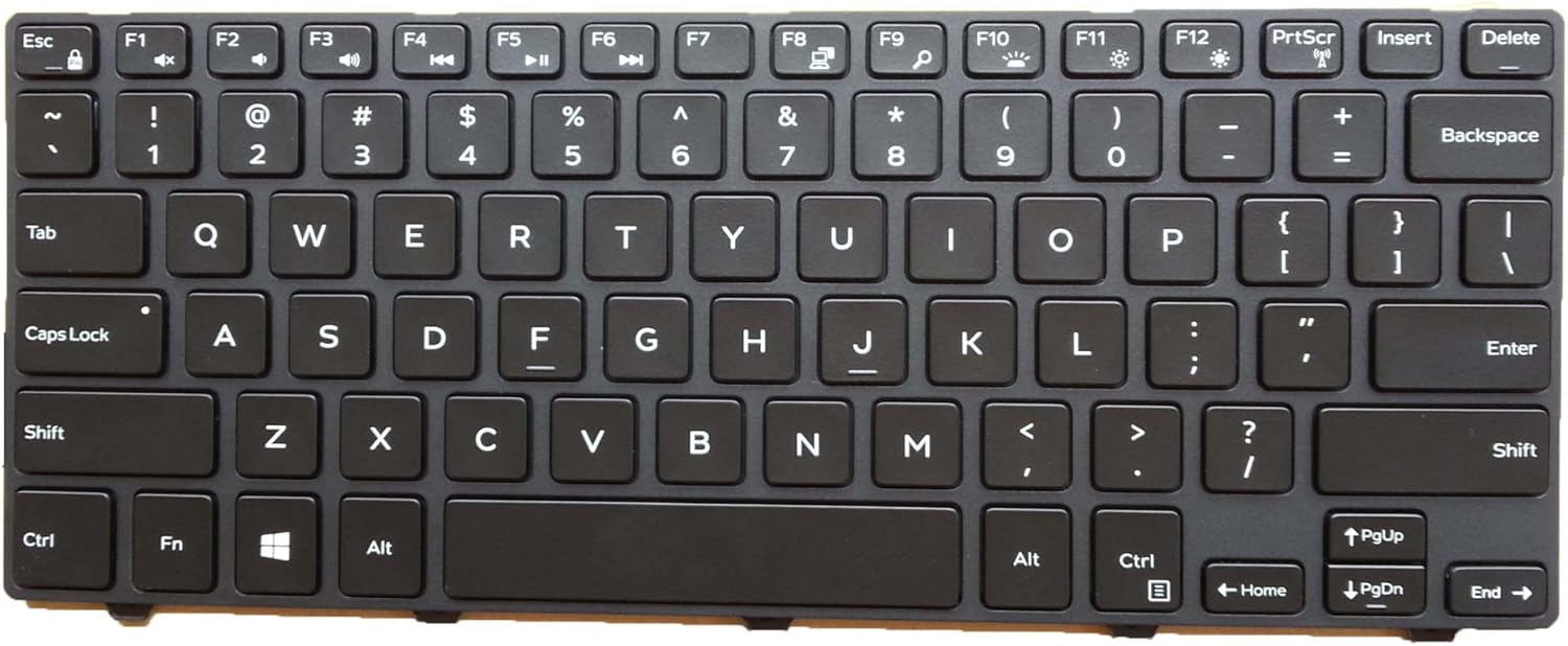 New US Black Backlit Laptop Keyboard for Dell Inspiron 14 3441 3442 3443 3446 3448 3451 3452 3458 5442 5443 5445 5447 Backlight Light LED Notebook US