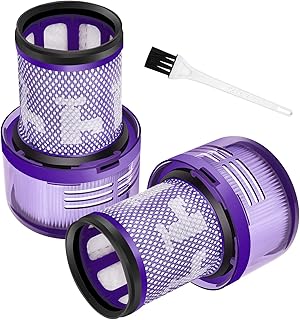 2 PCS Replacement Filters for Dyson V12 Detect Slim, Replacement Filters for Dyson Vacuum Cleaner V12 Cyclone Animal Absolute Vacuum Cleaner Replacement Part (2)