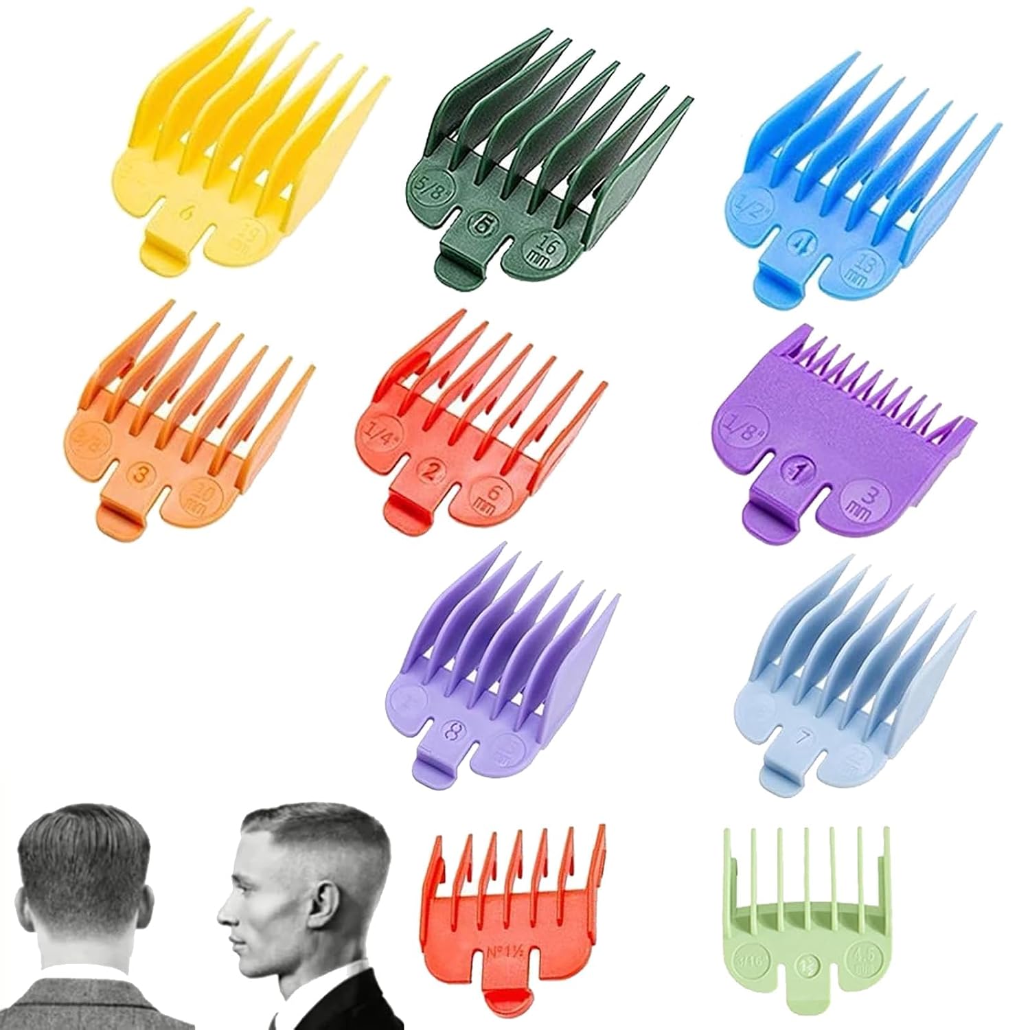 10 Pcs Comb Set, Trimmer Clips Only, Suitable for Hair Clippers Hair Clippers Accessories Suitable for Both Men And Women - Review, Price and Buying Guide