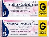 Kit 2 Pomada para Assaduras Nistatina, 60g, Cuidados no Dia a Dia, Adulto Unissex