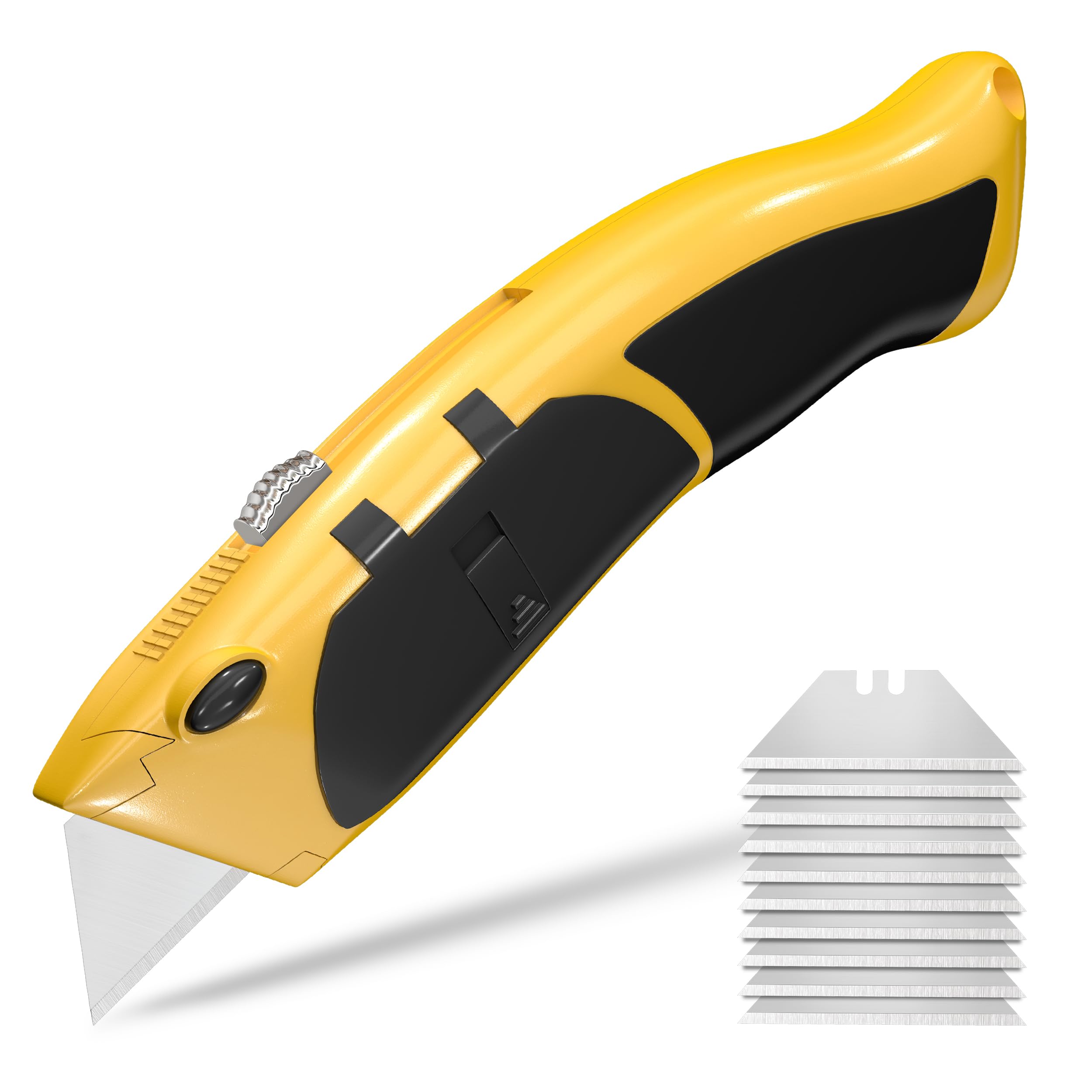 Auto Reload Utility Knife - 10 Blades Included -1