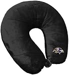 Northwest NFL Baltimore Oreiller de cou de Ravens, 12" x 13", noir