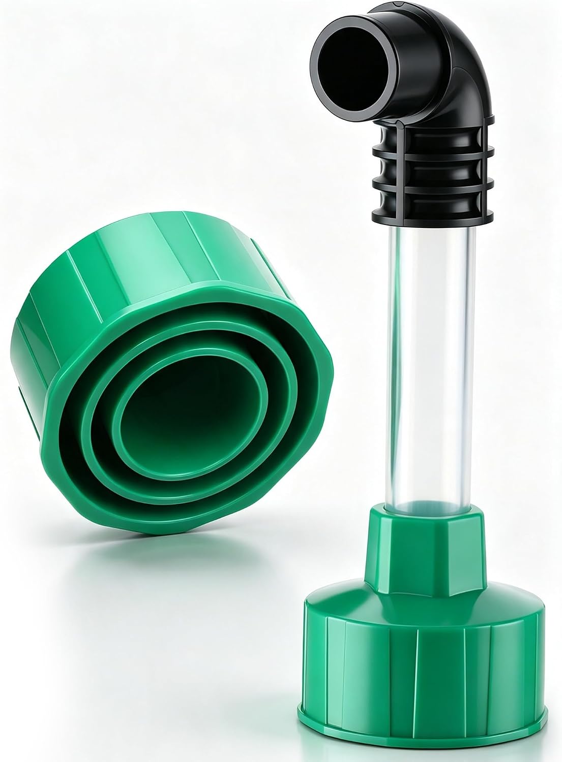 AC Drain Line Vacuum Adapter, Type for Conversion From HVAC to PVC | Leak-Proof Reinforced Wet Vacuum Hose Connector, Easy Operation AC Drain Evacuation Tool for Home HVAC System Maintenance
