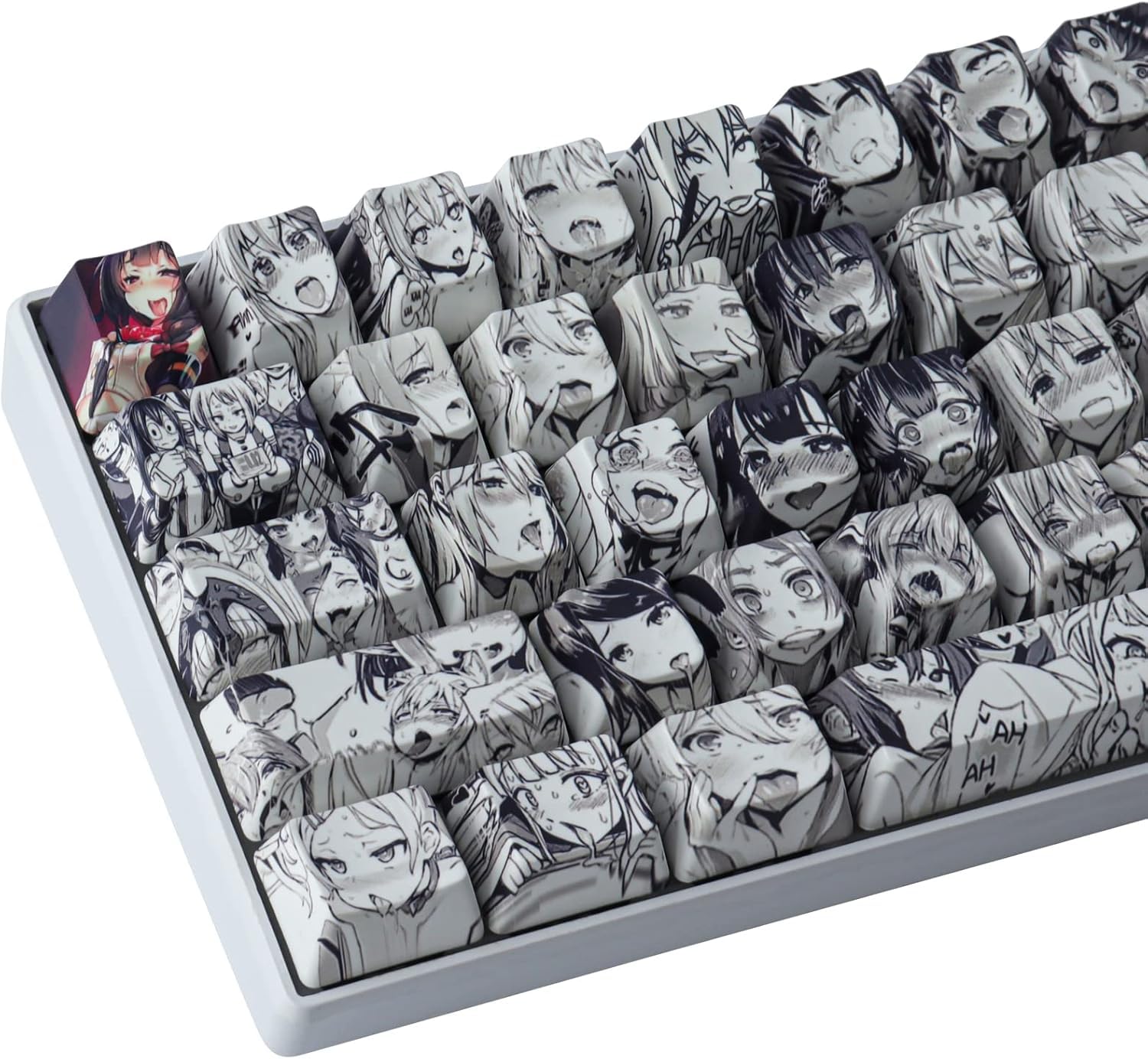 Omi♡ Sunzit 108 Keys OEM PBT Keycaps, Dye Sublimation Japanese Anime