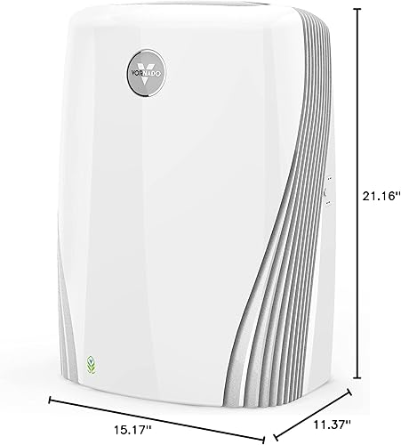 Miniatura 8 de Vornado PCO375DC Purificador de aire con True HEPA y filtración de carbono para capturar alérgenos, humo, olores y tecnología patentada de pantalla