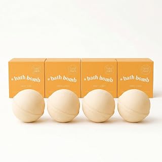 Unboxme Gifts Bath Bombs Gift Set for Women - 4 Pack Large 8 oz Moisturi...