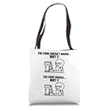 Funny IT Developer Art For Men Women Programmer Coding Tote Bag
