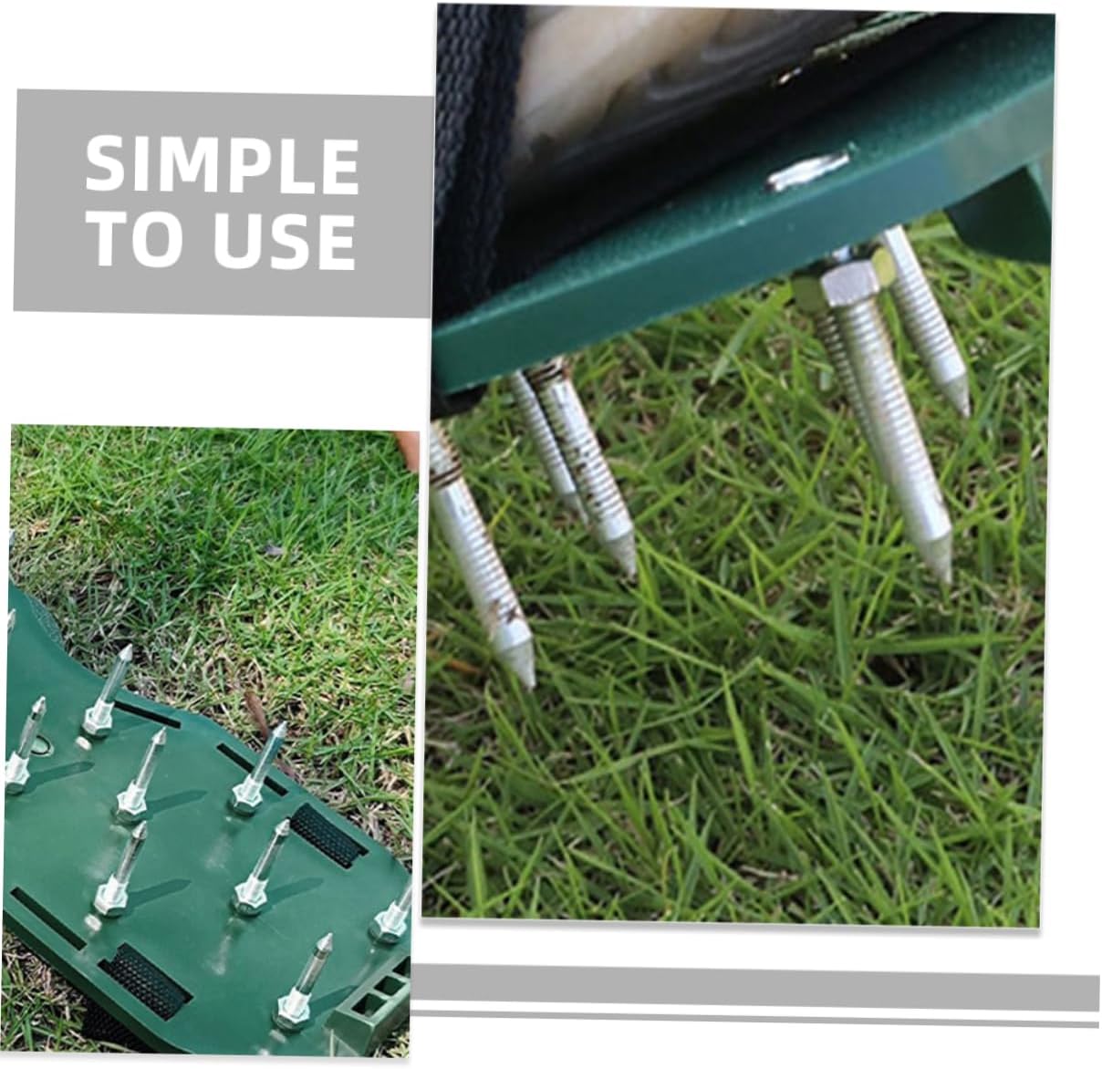 40pcs Metal Aerator Shoes Spikes for Lawn Core Aerator Tool Pegs Replacement for Shoes