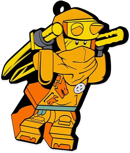 Miniatura 4 de Lego Ninjago - Imán decorativo de silicona para refrigerador, Arin (53346), imán de 3 pulgadas de alto para armario de estudiantes o decoración de