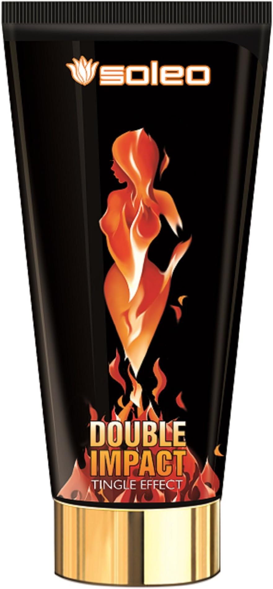 Soleo Double Impact hot tingle sunbed tanning lotion cream 150ml tube
