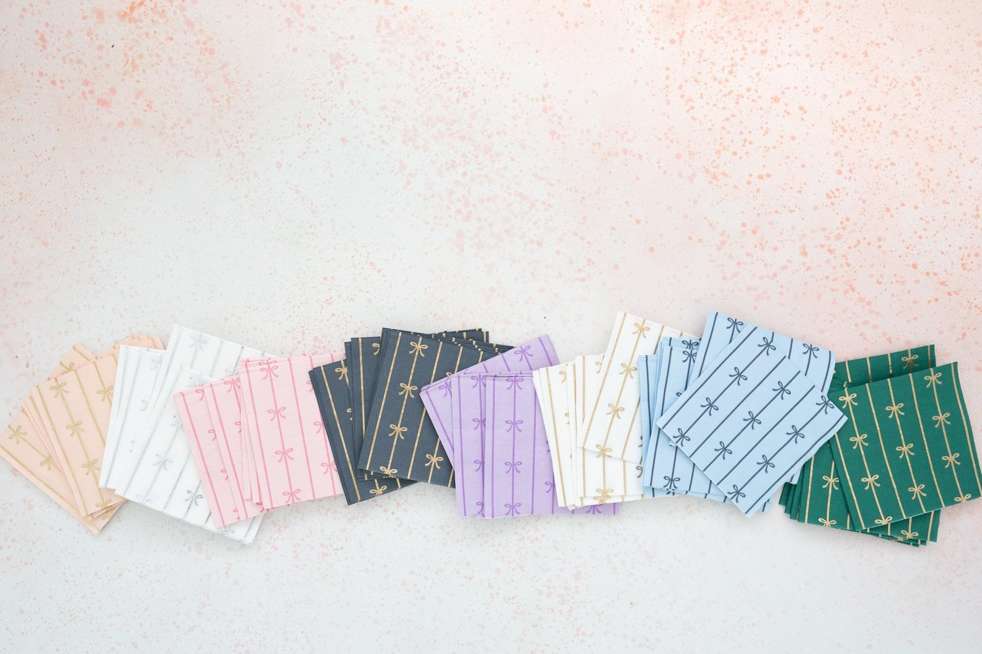 Bonjour Fete Hellrosa Gewellte Papierservietten – 20 Stück, 16,5 X 16,5 Cm, 3-lagig, FSC-zertifiziert