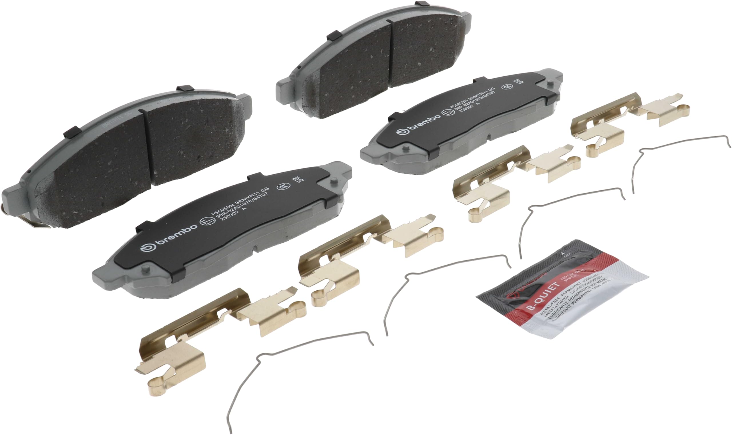 Amazon.com: Brembo P56059N Premium Ceramic Front Disc Brake Pad