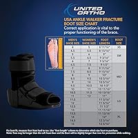 Vista 5 de United Ortho 12017 Botines para caminar, talla L