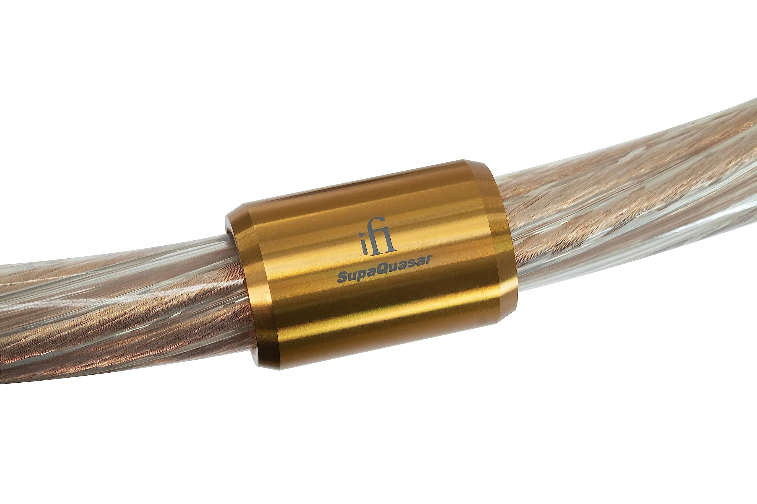 iFi SupaQuasar - Cable de alimentación equilibrado geométricamente | Reducción del ruido del sistema | Cobre puro | Polímero resistente a los impactos | Conectores chapados en oro | Blindaje EMI/RFI |