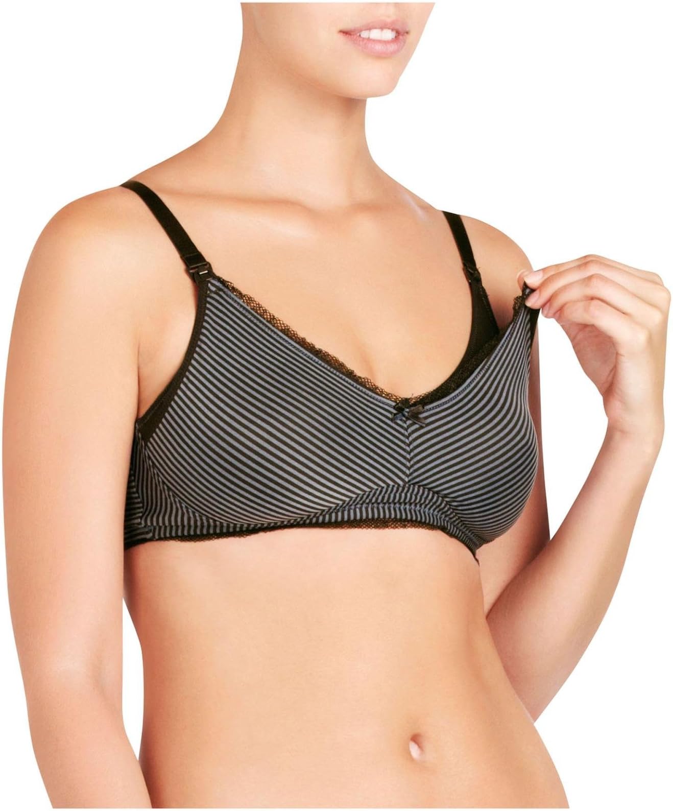 Heidi Klum Intimates Women's Lace Maternity & Nursing Bra w/ Easy Drop Cups