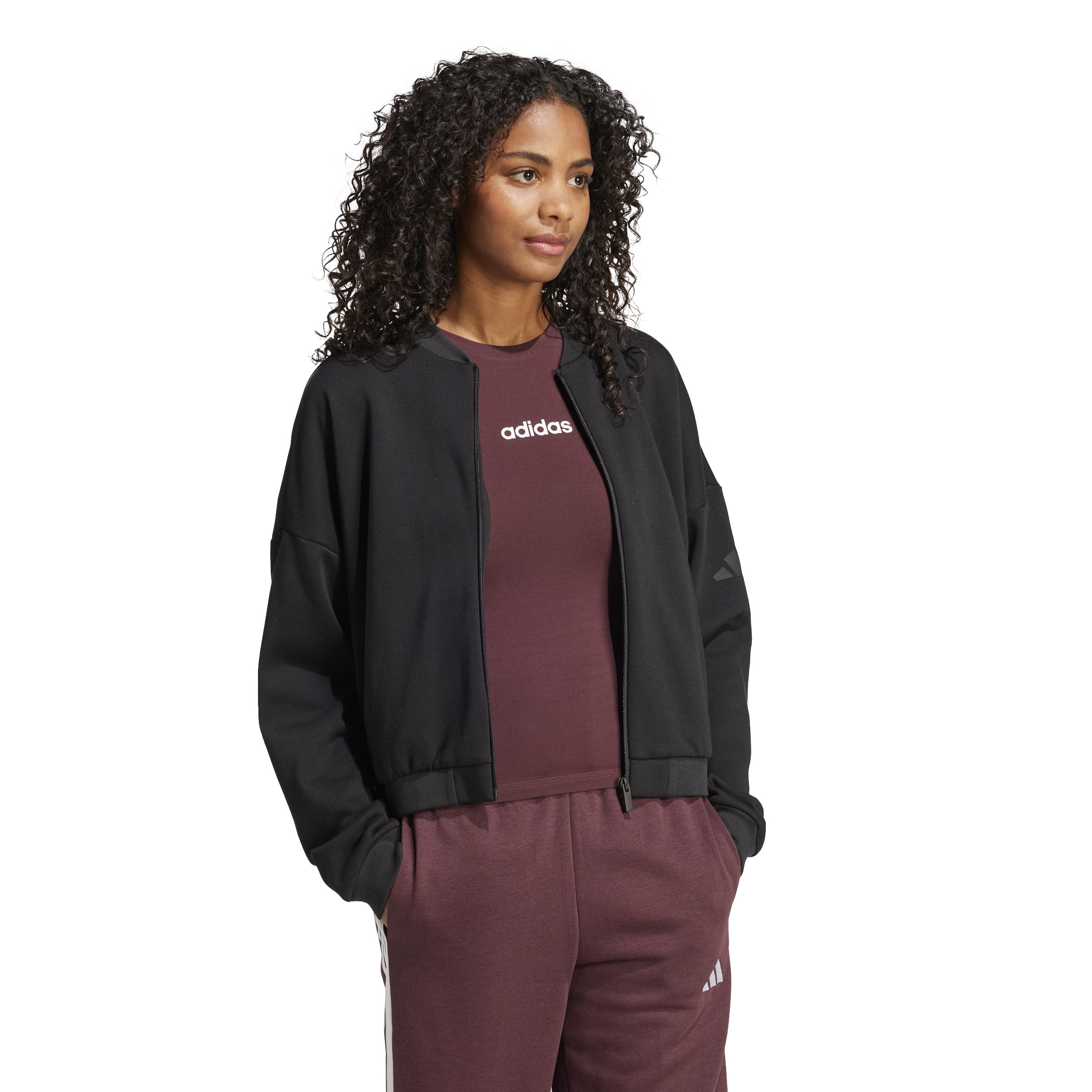 adidas Women Bomber Essentials Contemporary Logo