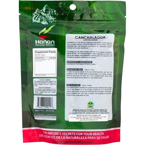 Miniatura 2 de Hanan Canchalagua - Hoja suelta (caléndula mexicana enana) 1.4 oz (40 g) - Hoja de piñnata natural seca para té de hierbas suplemento digestivo