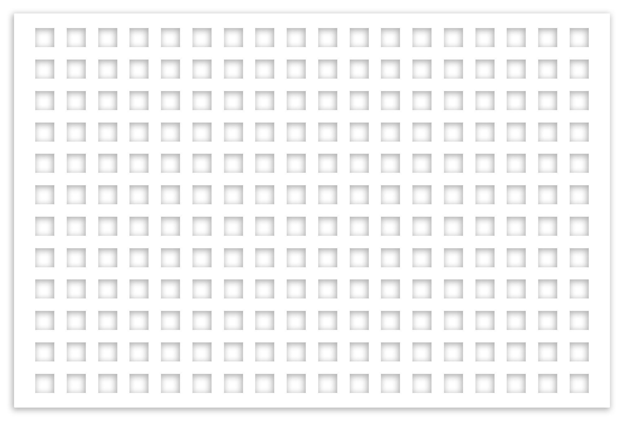 Acurio Lattice Squares 1.5 Outdoor Decor Panel Screen, White, 32 x 48 x 1/2"