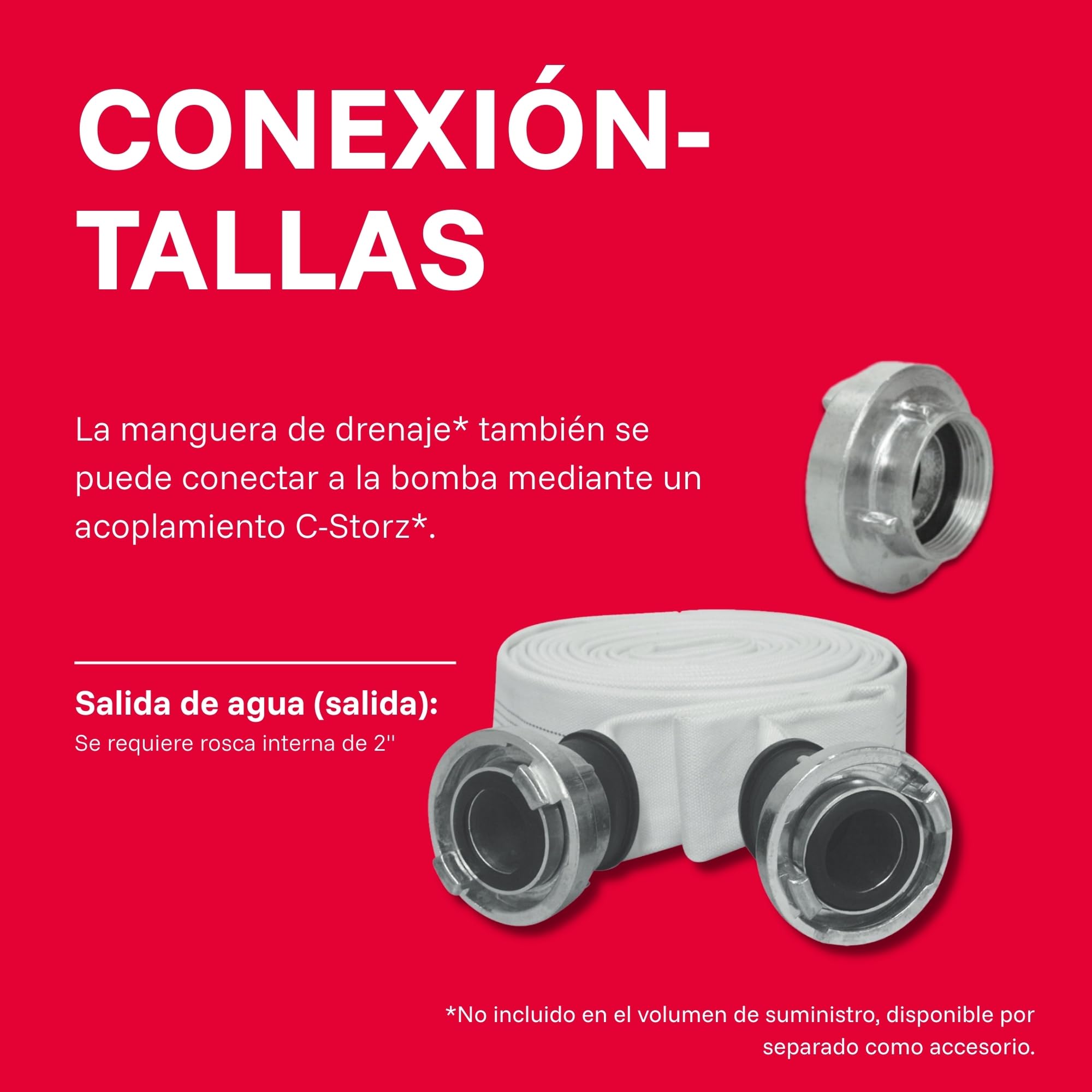 T.I.P. 30171 Bomba sumergible para aguas residuales Extrema 500/13 PRO de acero inoxidable, caudal de hasta 30 000 l/h