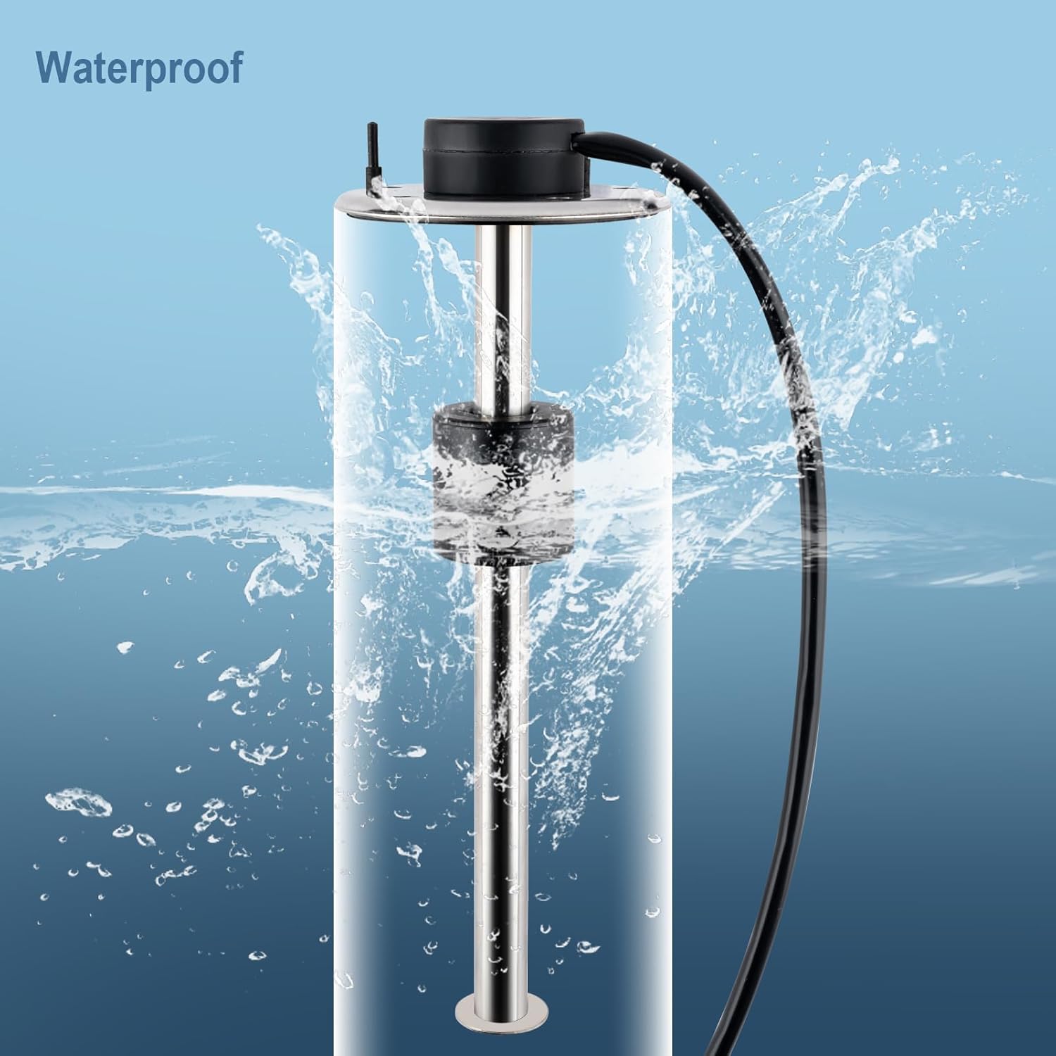 14"(360mm 240-33 ohm Electric Fuel Tank Pump Level Sensor Sending Unit Compatible with Marine Boat Vehicle Truck RV Fuel Tank Fuel Water Level Sensor Gauge