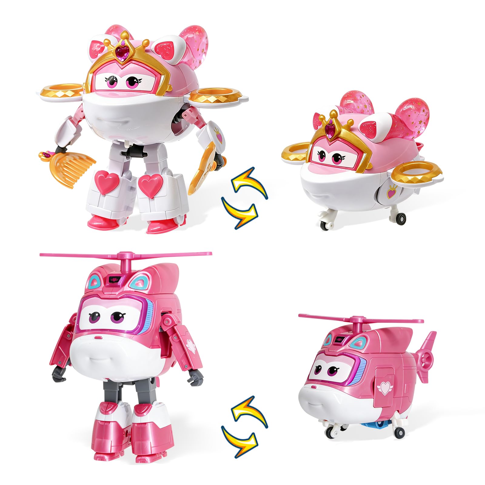 Amazon.com: Super Wings Transformable Toys Playset, 5 in Sara