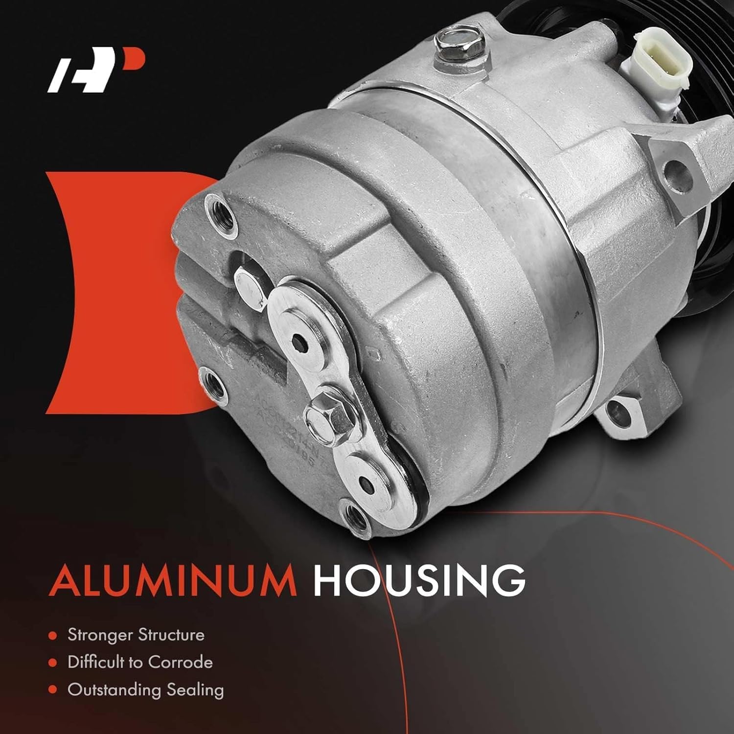 A-Premium Air Conditioner AC Compressor with Clutch Compatible with Buick LeSabre, Park Avenue, Riviera & Oldsmobile 88, 98, LSS, Regency & Pontiac Bonneville, 1996-2005 3.8L