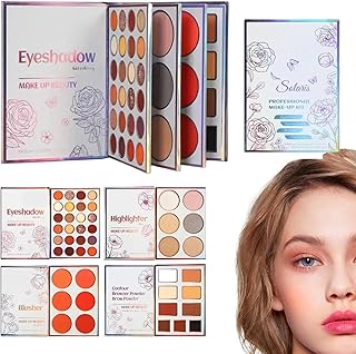 Paleta de maquillaje portátil – Juego de rubo...