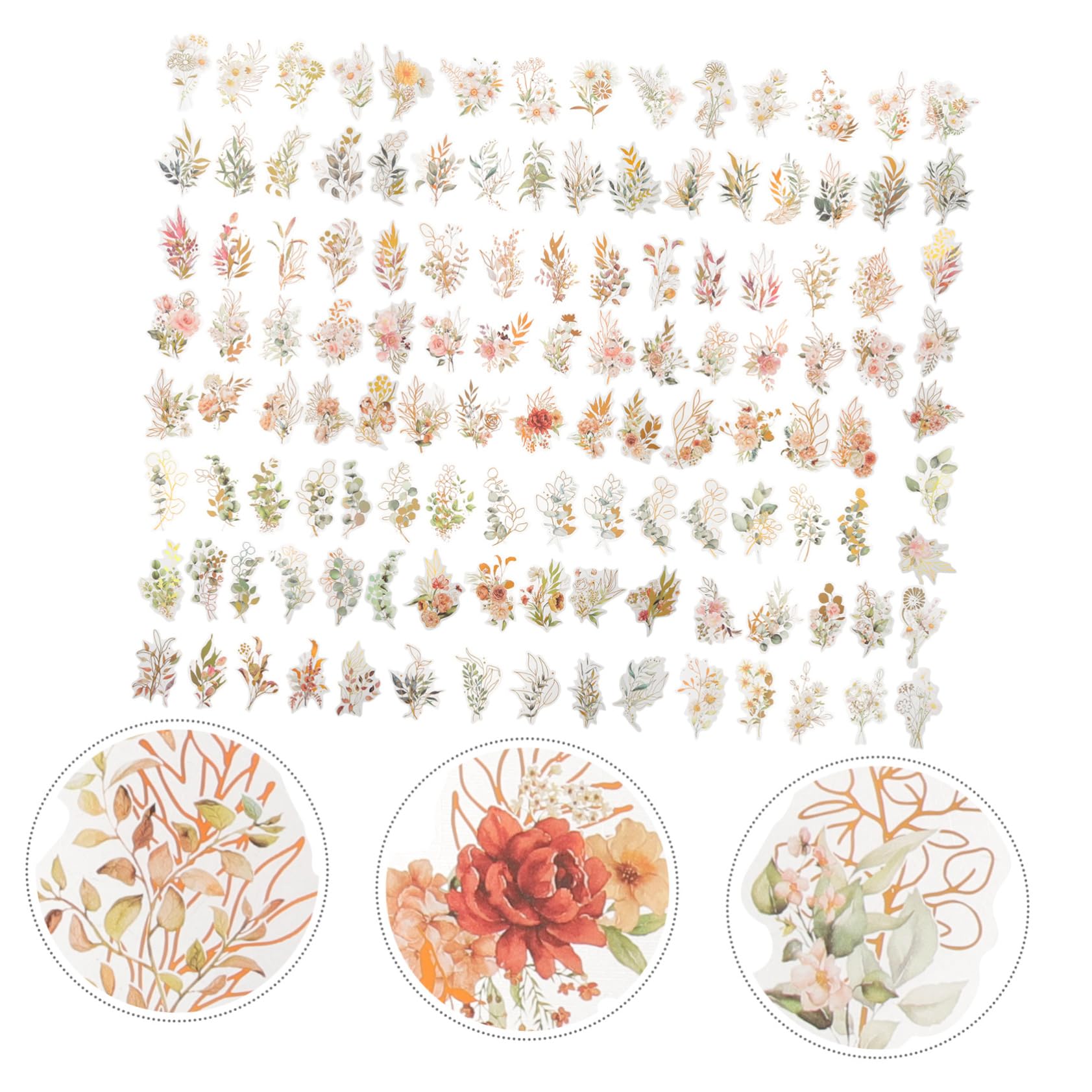 EXCEART 4 Set Stickers Personalizzati Adesivi Scrapbooking Diario Dell'album Adesivi Per Scrapbooking Adesivi Di Materiale Per Scrapbooking Fai Da Te Adesivi Dell'artista 240 Pezzi * 4