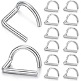 MorningRo 20 Pcs Pig Tail Pin 2'' Scaffolding Gravity Locking G Scaffolding Pins for Steel